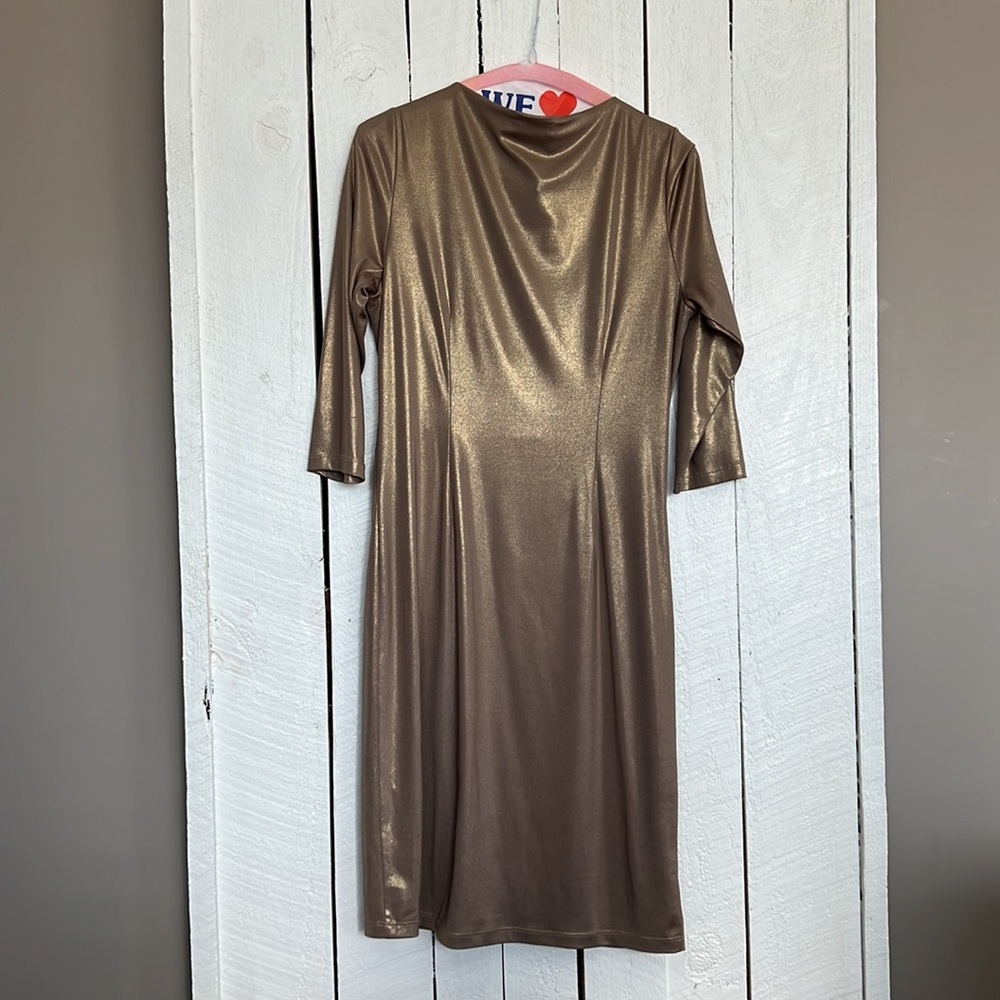 Gold, Shimmery Dress - Picture 2 of 2